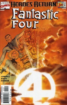 Fantastic Four (1998) #1 (sunburst cover)