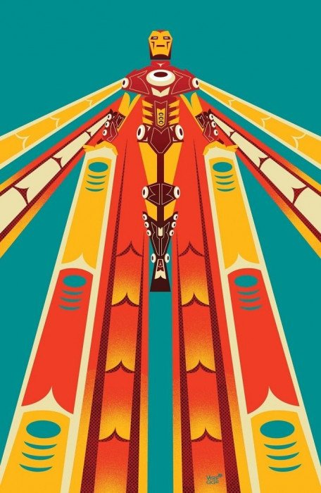 Iron Man (2020) #3 (Veregge Native American Heritage Variant)