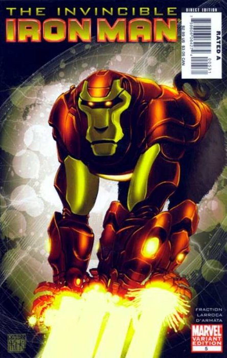 Invincible Iron Man (2008) #5 (1:10 Marvel Apes Variant)