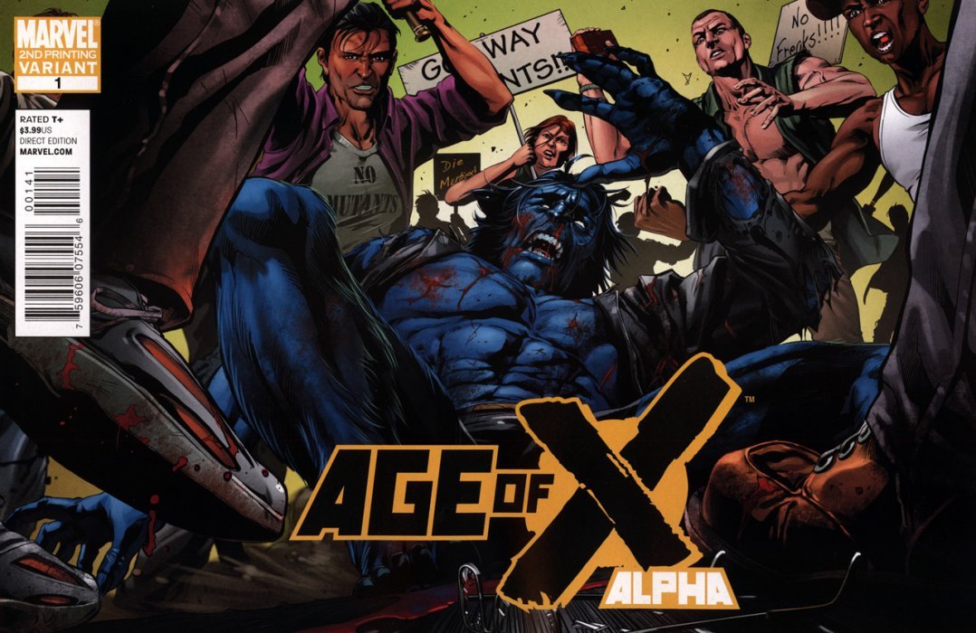 Age of X Alpha (2011) #1 (2nd Print Conrad Variant)