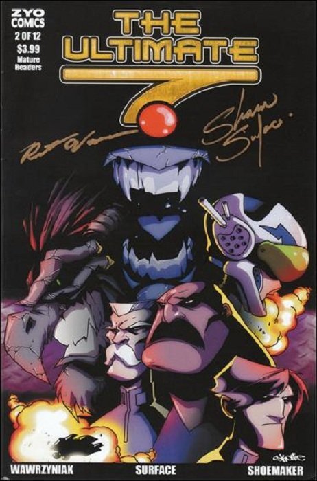 Ultimate 7 (2011) #2 (1:3 Signed Variant)