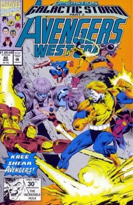 Avengers West Coast (1989) #80