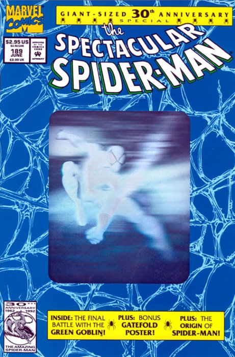 Spectacular Spider-Man (1976) #189 (silver hologram)