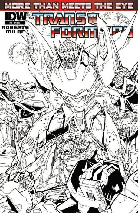 Transformers More Than Meets the Eye (2012) #2 (1:10 Roche Sketch Variant)