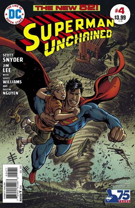 Superman Unchained (2013) #4 (1:50 75th Anniversary Variant Bronze Age)