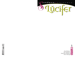 Lucifer (2018) #1 (BLANK VAR ED)
