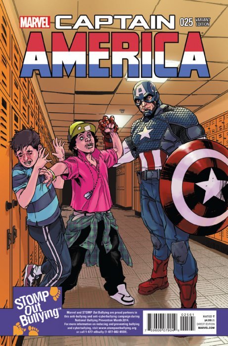 Captain America (2012) #25 (1:15 Stomp Out Bullying Variant)