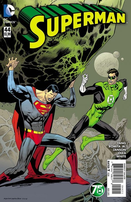 Superman (2011) #44 (Green Lantern 75 Variant)