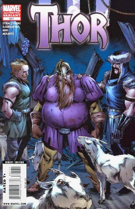 Thor (2007) #601 (2nd Print Djurdjevic Variant)