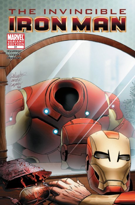 Invincible Iron Man (2008) #31 (1:15 Larroca Vampire Variant)