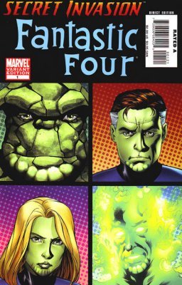 Secret Invasion: Fantastic Four (2008) #1 (1:15 McKone Variant)
