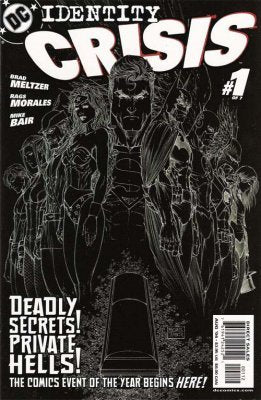 Identity Crisis (2004) #1 (2nd print, negative pencil cover)