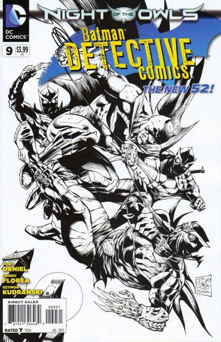 Detective Comics (2011) #9 (Black & White Variant Edition)