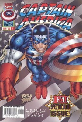 Captain America (1996) #1 (Cover B)