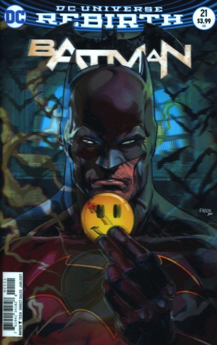 Batman (2016) #21 (Regular Jason Fabok Lenticular Cover)