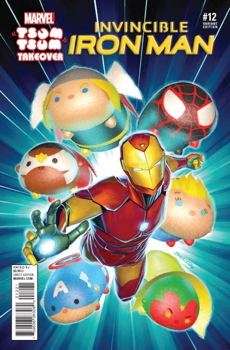 Invincible Iron Man (2015) #12 (Peterson Tsum Tsum Variant)