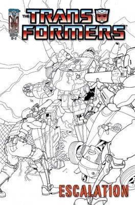 Transformers: Escalation (2006) #2 (1:15 Su Sketch Variant)