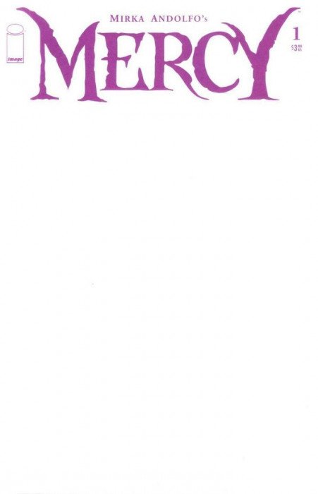 Mirka Andolfo Mercy (2020) #1 CVR F BLANK SKETCH CVR