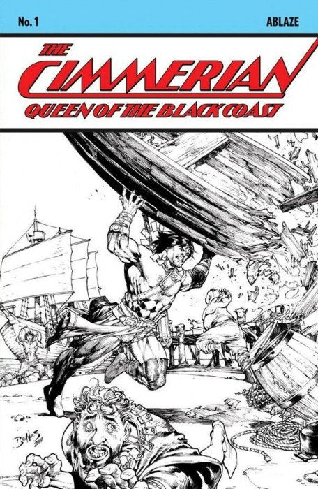 Cimmerian Queen of the Black Coast (2019) #1 (10 COPY INCV BENES SKETCH CVR)