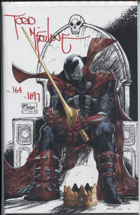 KING SPAWN #1 CVR I 250 COPY INCV MCFARLANE SIGNED WITH CGC CERTIFICATE
