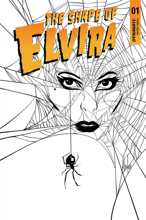 Elvira Shape of Elvira (2019) #1 (1:20 Strahm B&W Incv)