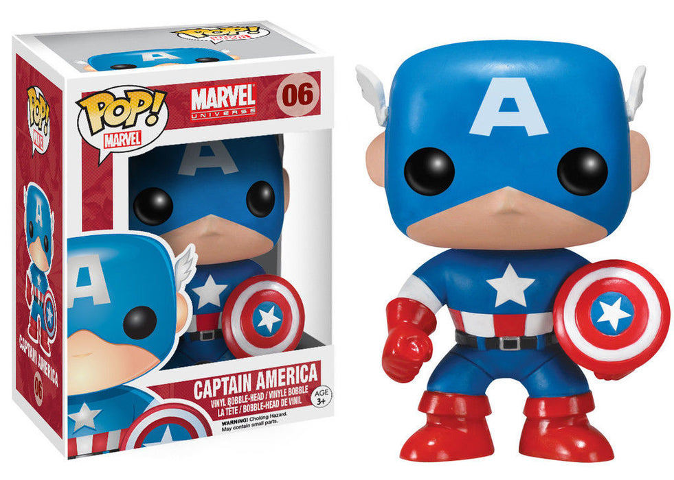 Pop Marvel Heroes Captain America Vinyl Figure