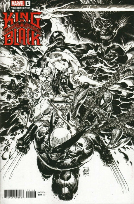 KING IN BLACK #1 (OF 5) TAN LAUNCH SKETCH VAR