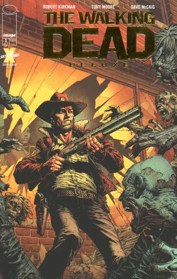 WALKING DEAD DLX #1 FINCH GOLD FOIL VARIANT